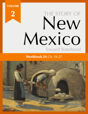 The Story of New Mexico Volume 2 Workbook 2A cover